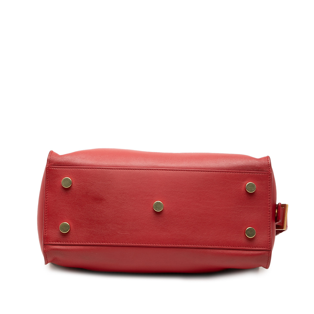 Pre-Loved Saint Laurent Baby Leather Monogram Downtown Cabas Satchel - Picture 3 of 7